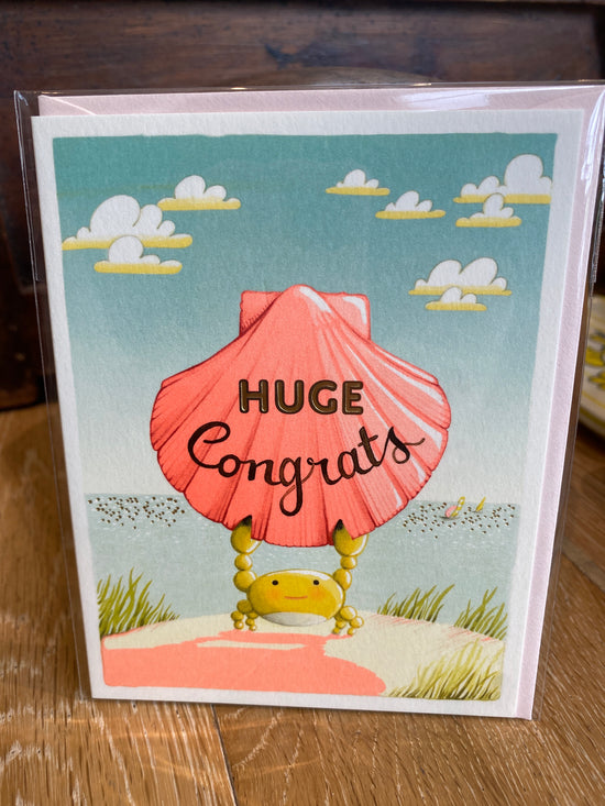 Crab Congrats Greeting Card