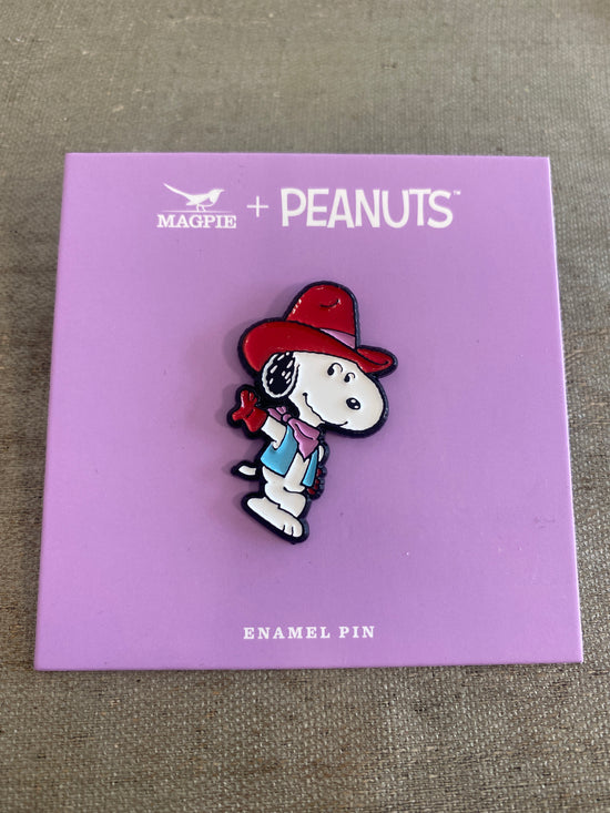 Peanuts Howdy Snoopy Enamel Pin