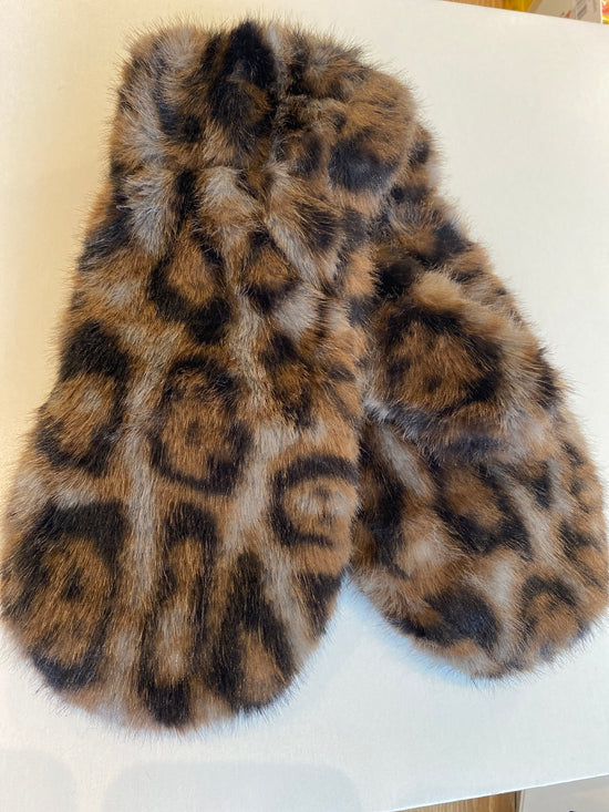 Faux Fur Mittens