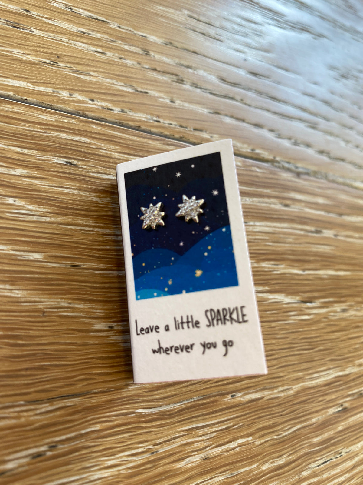 Leave a Little Sparkle Silver stud Earrings