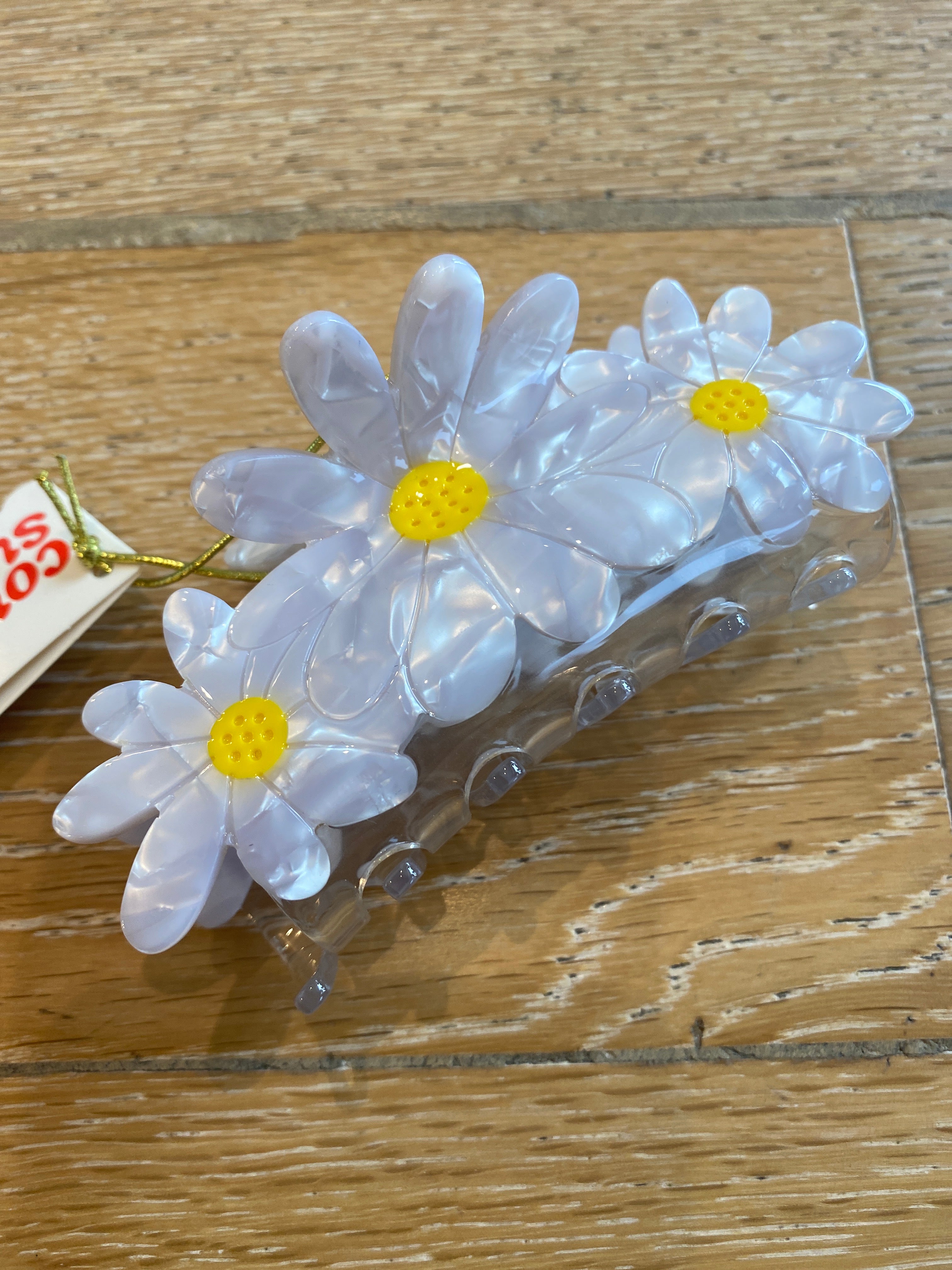 Trio Daisies Hair Claw