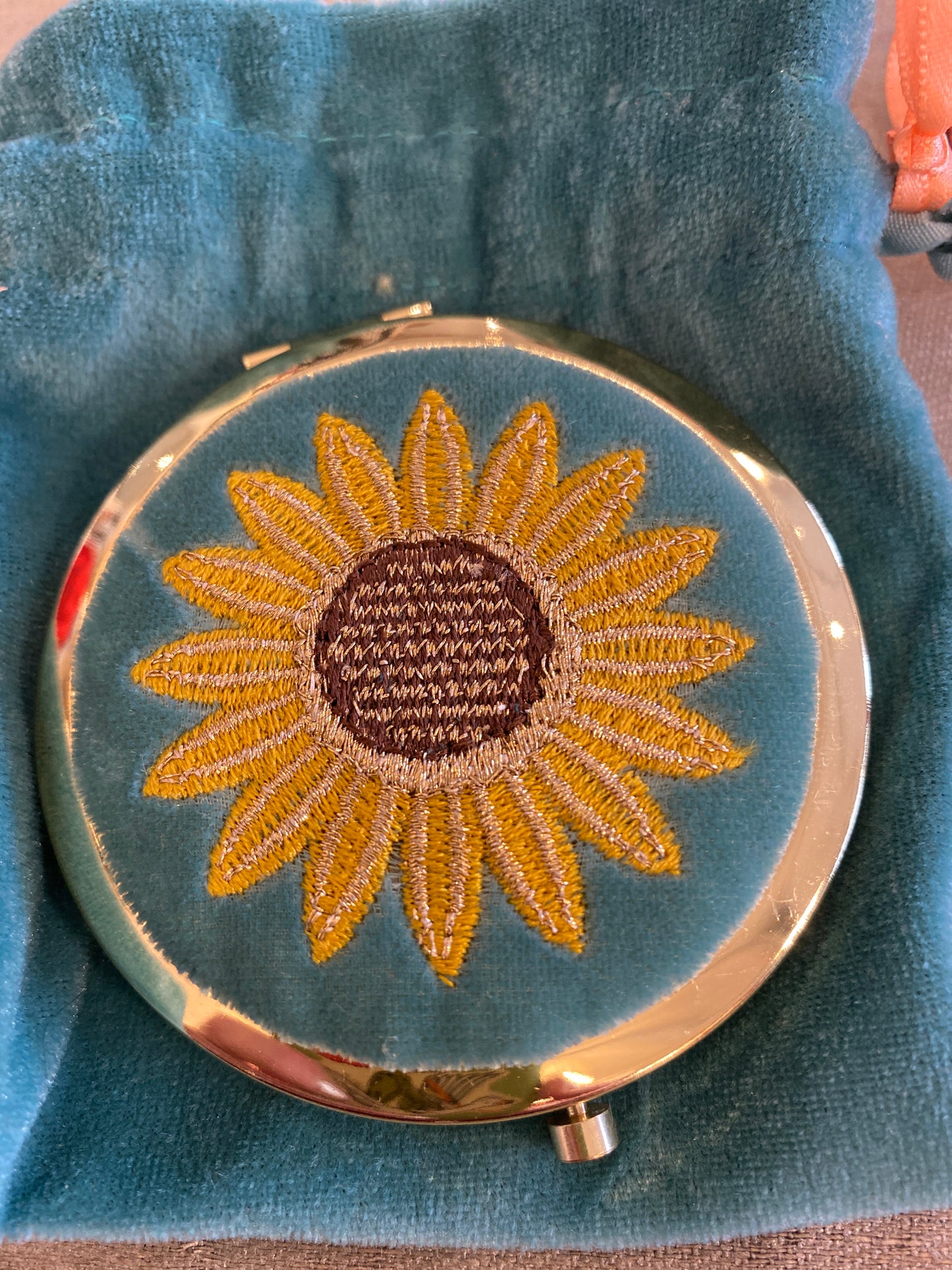 Embroidered Mirror