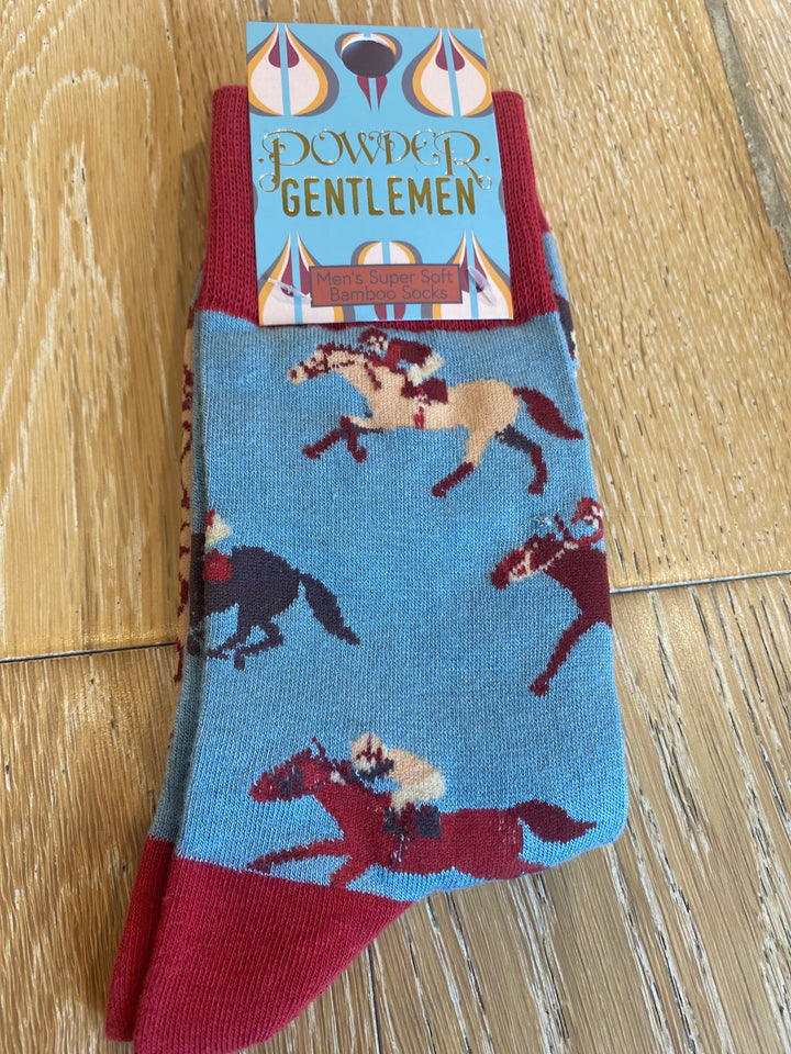 Vintage Race Horse Gentlemen Socks