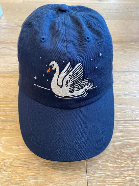 Swan Navy Ball Cap