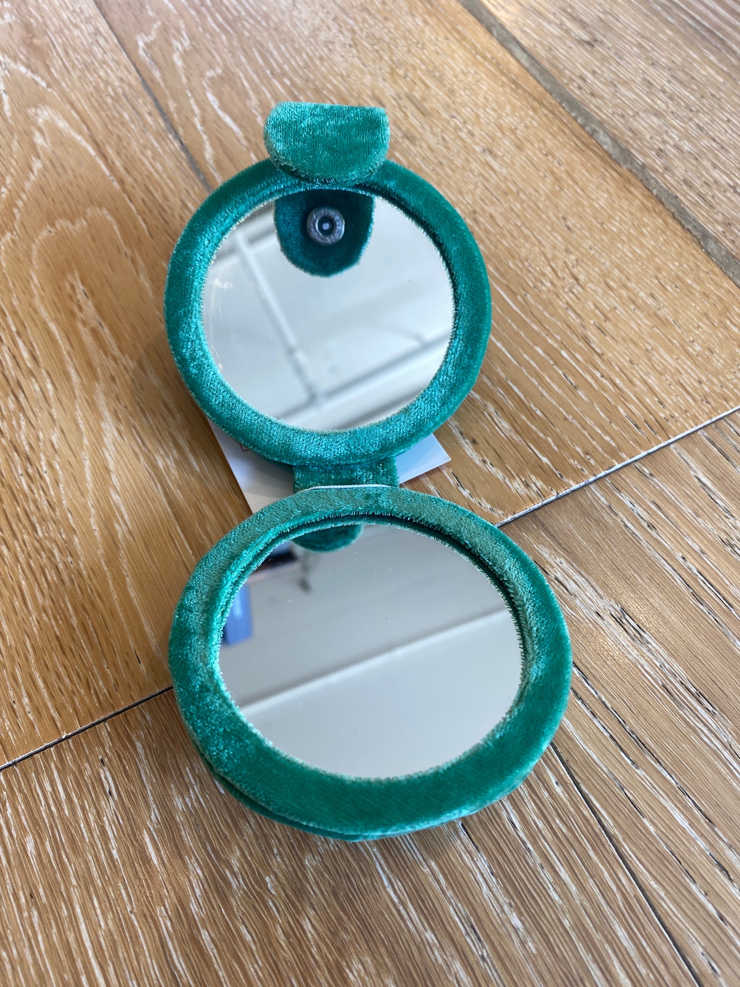 Pink Tulip Compact Mirror