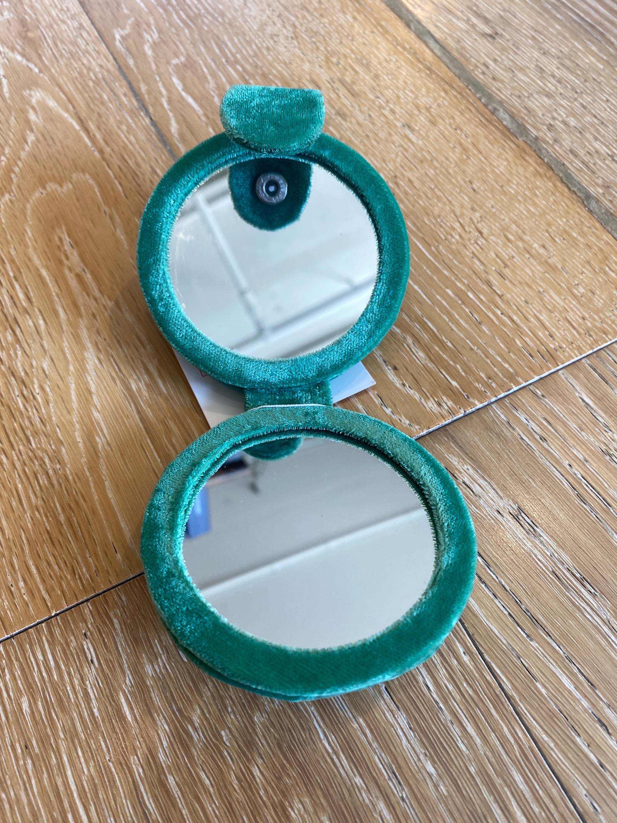 Pink Tulip Compact Mirror