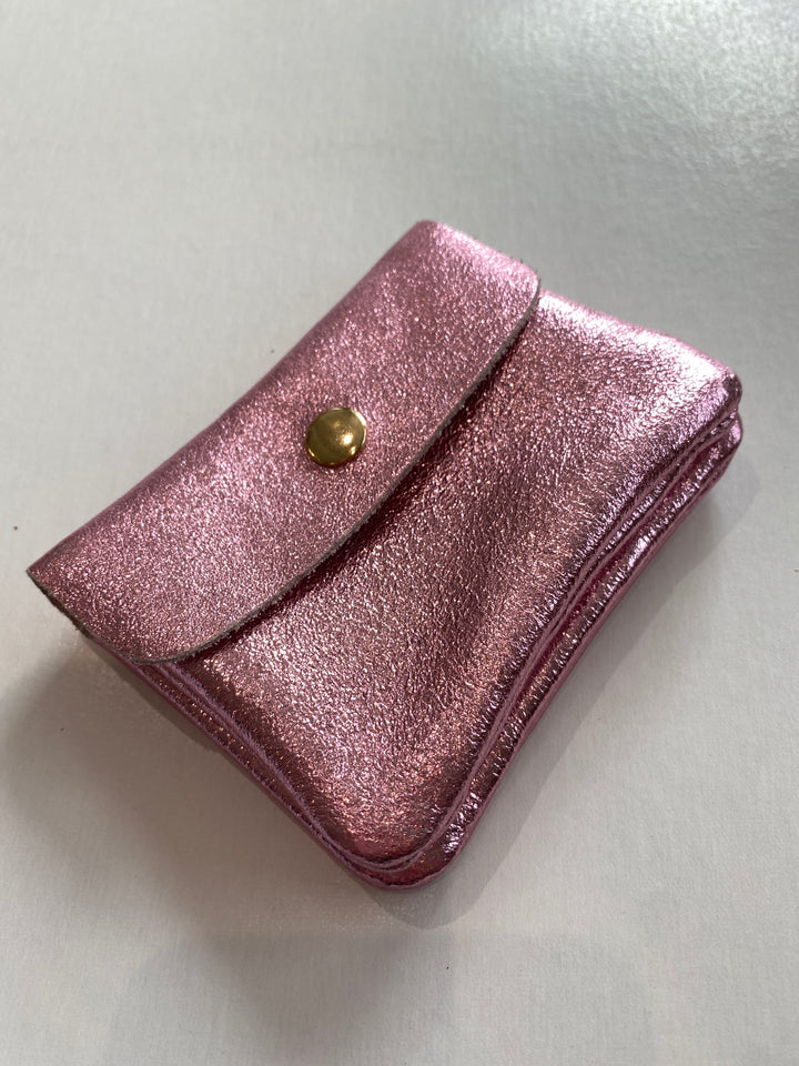 Leather Wallet Pink