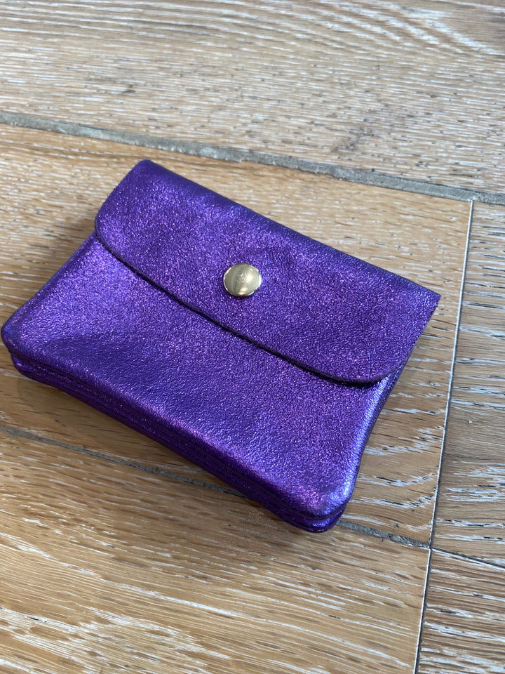 Leather Wallet Violet