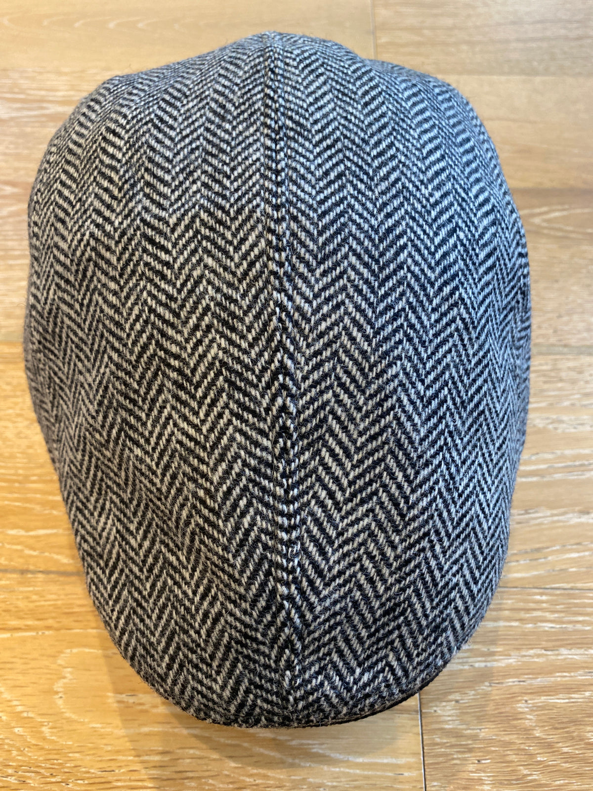 Xavier Herringbone Wool  Black/Grey