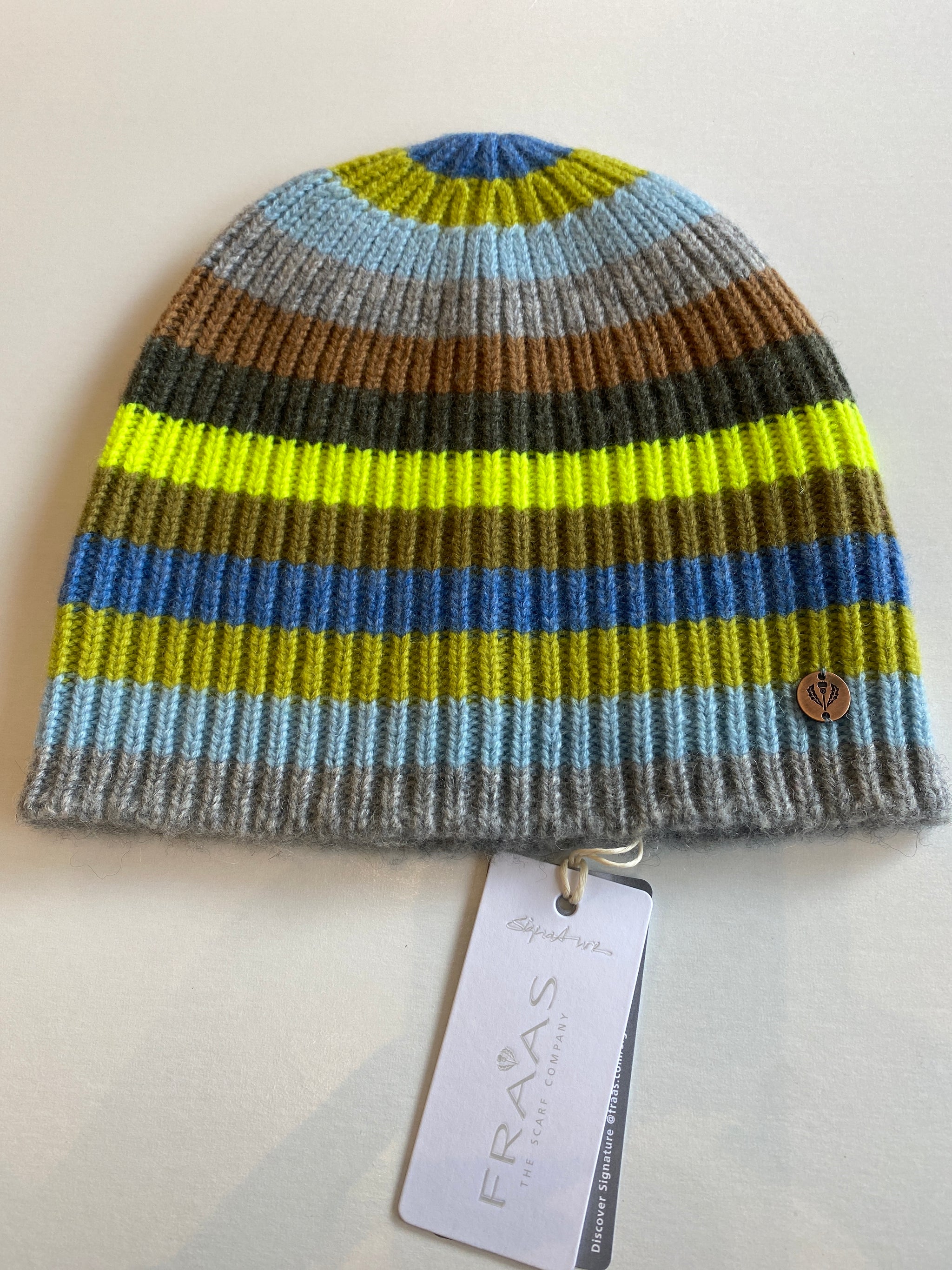 Multi Striped Beanie