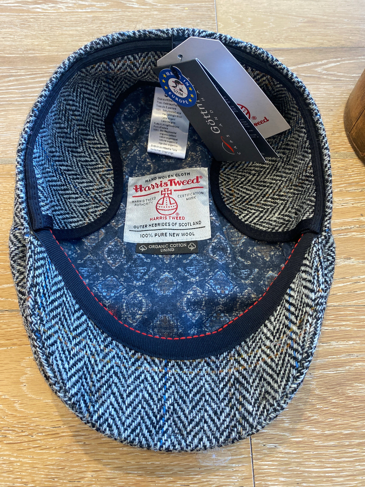 Jackson Grey Harris Tweed with earflaps