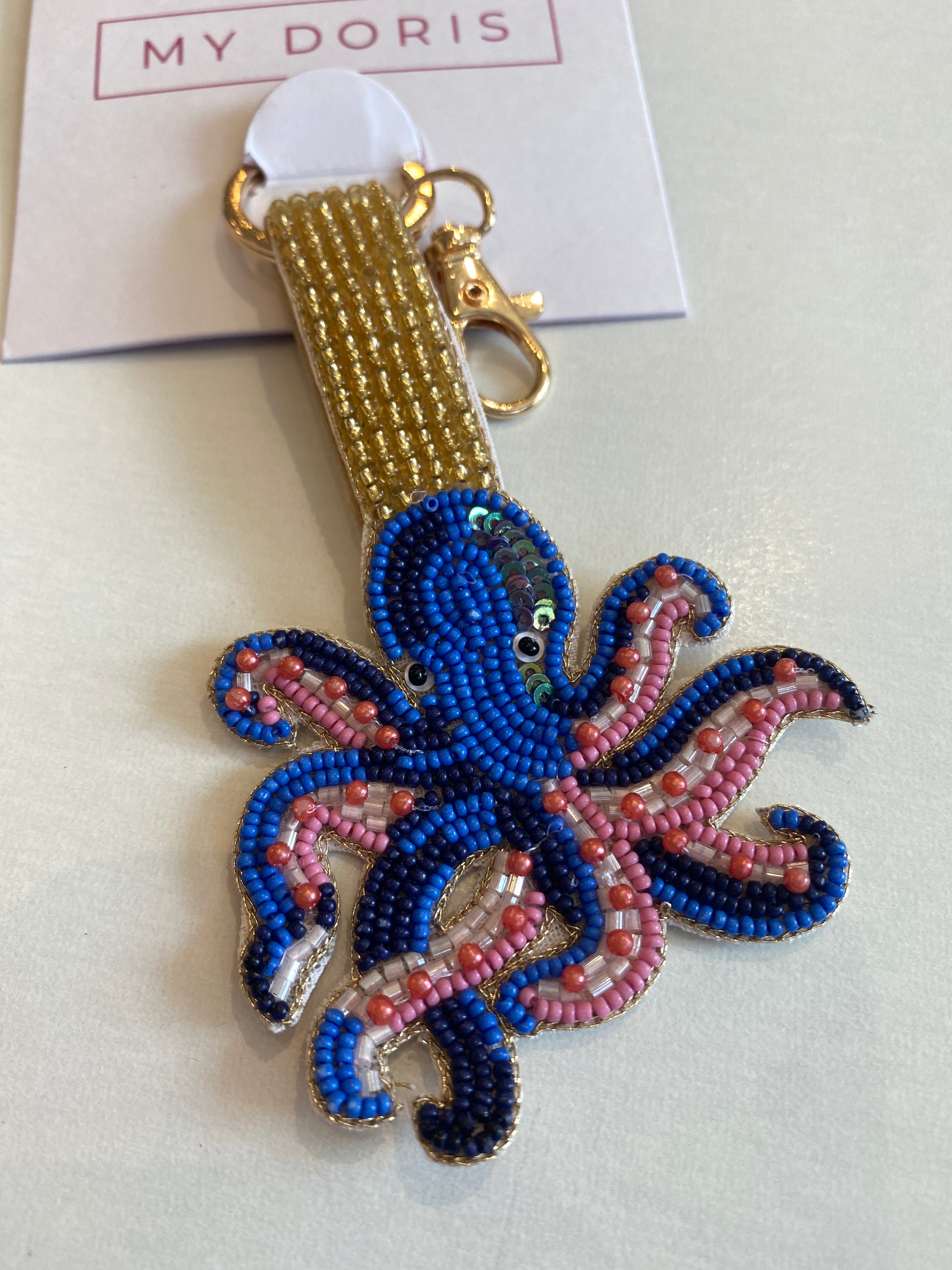 Octopus Keyring/Bag Charm