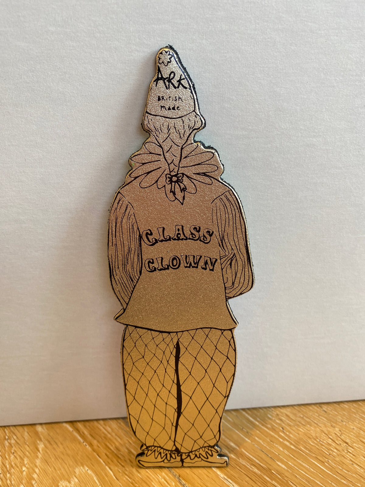 Clown Leather Bookmark