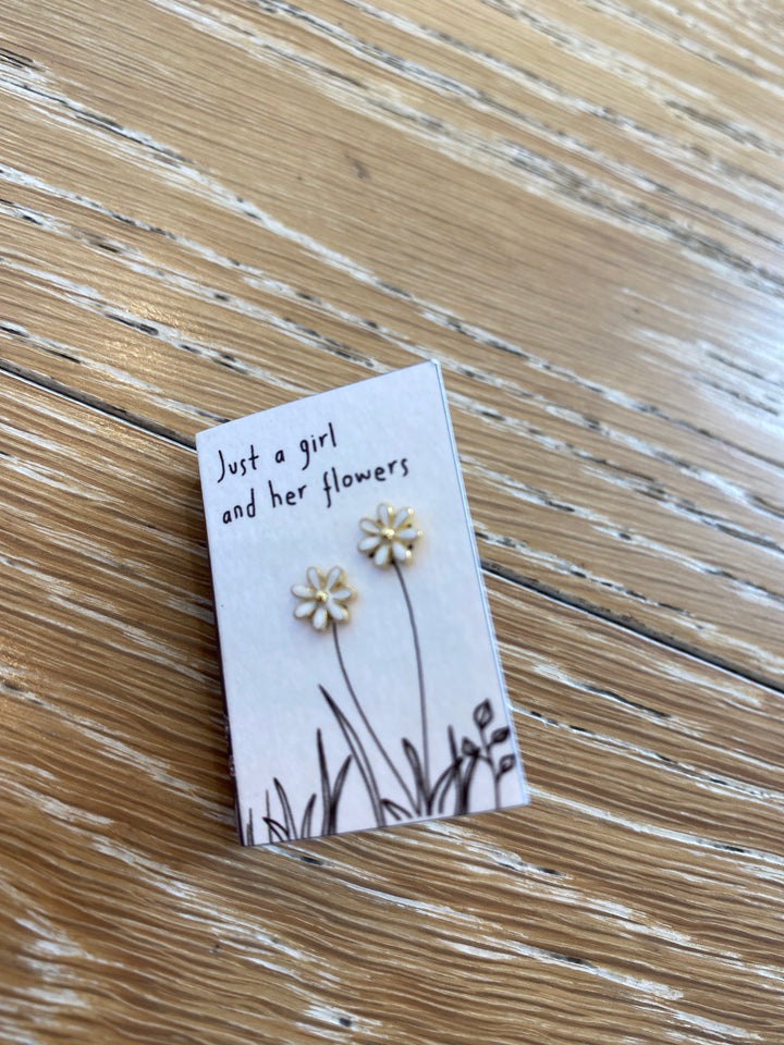 Just a girl and her flowers Earrings
