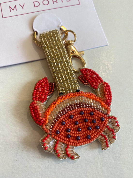 Crab Keyring/Bag Charm