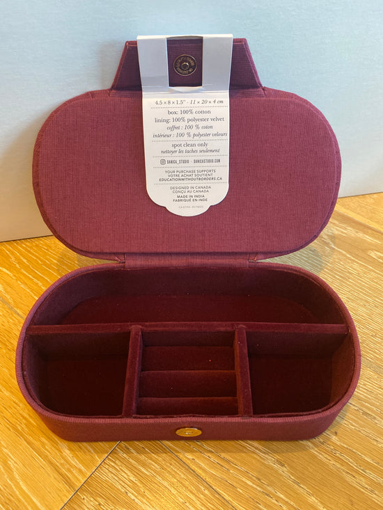 Jewelry Box Embroidered