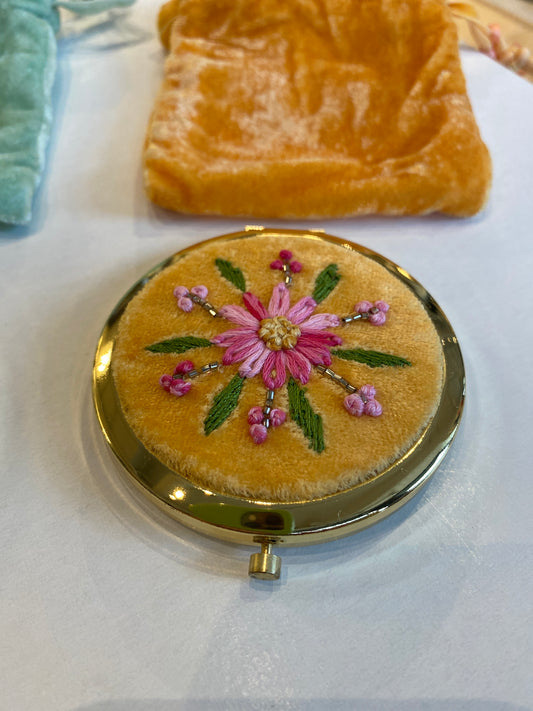 Embroidered Mirror