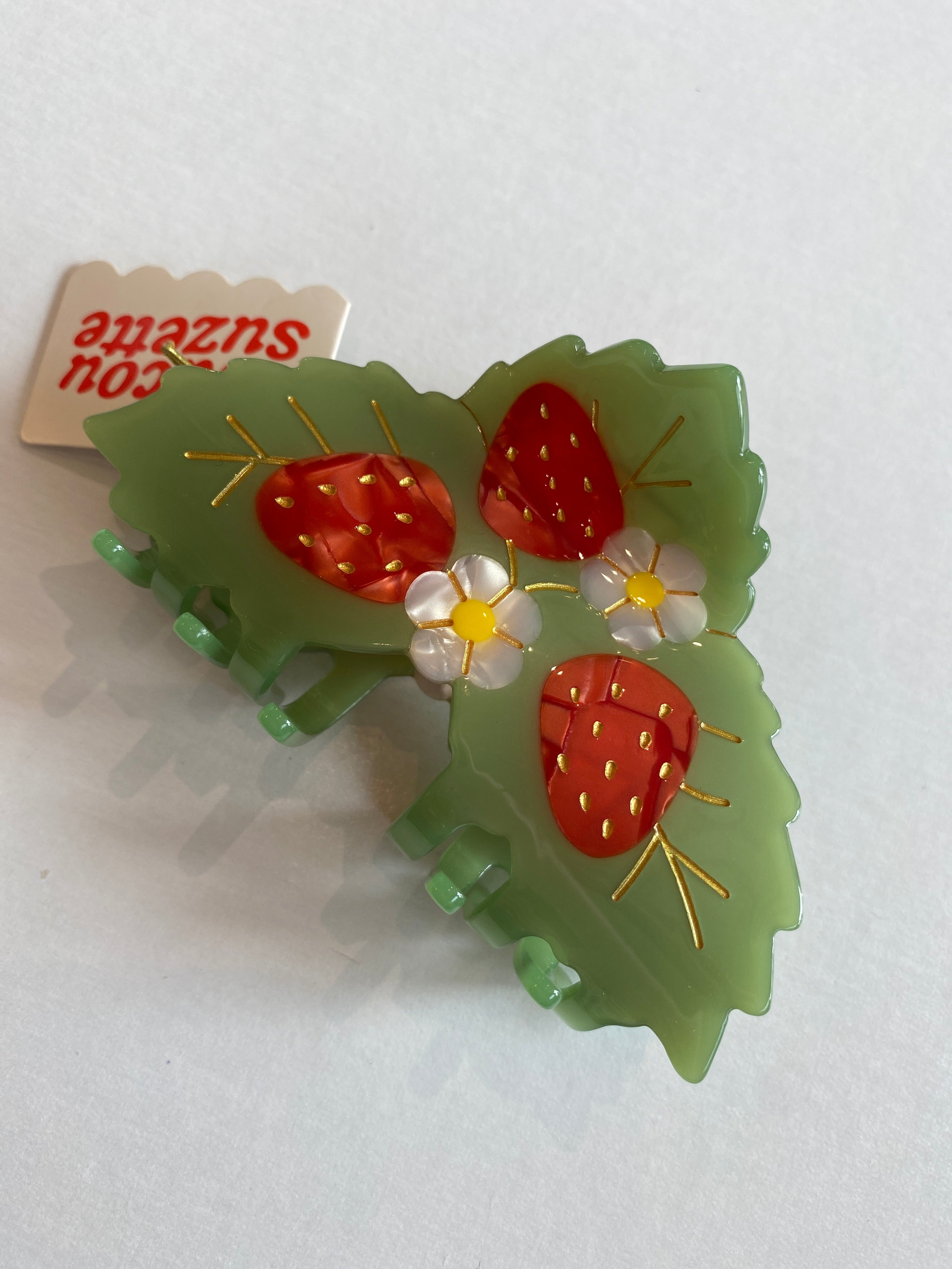 Strawberry Plant Hair Claw