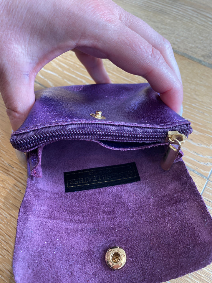 Leather Wallet Violet