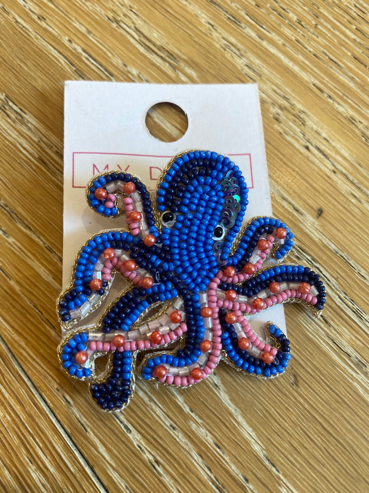 Octopus Brooch