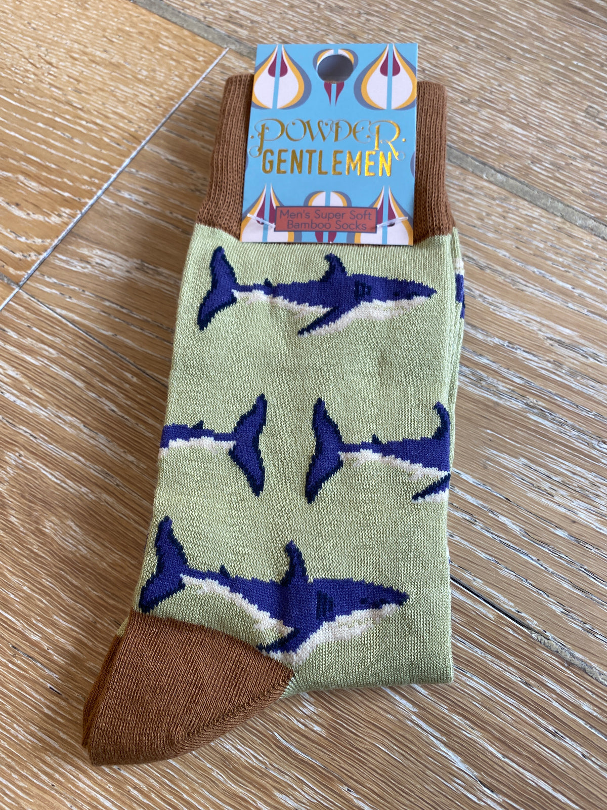 Sharky Sage Gentlemen Socks