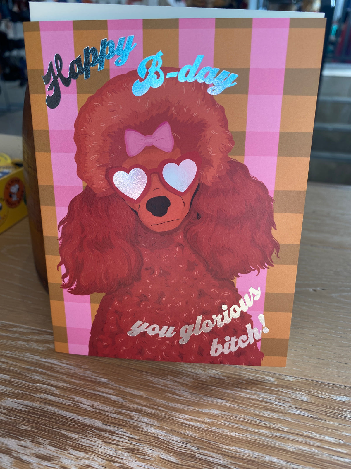 Happy B-Day Birthday Greeting Card