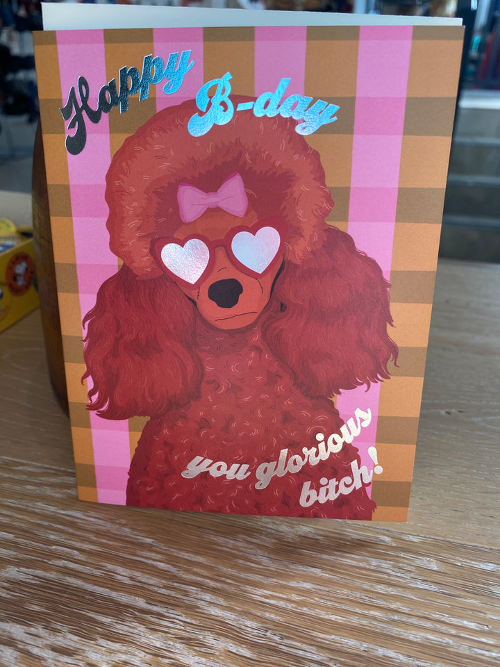 Happy B-Day Birthday Greeting Card