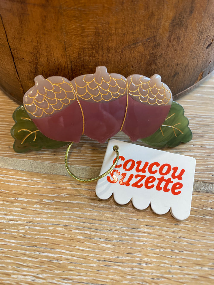 Acorns French Barrette