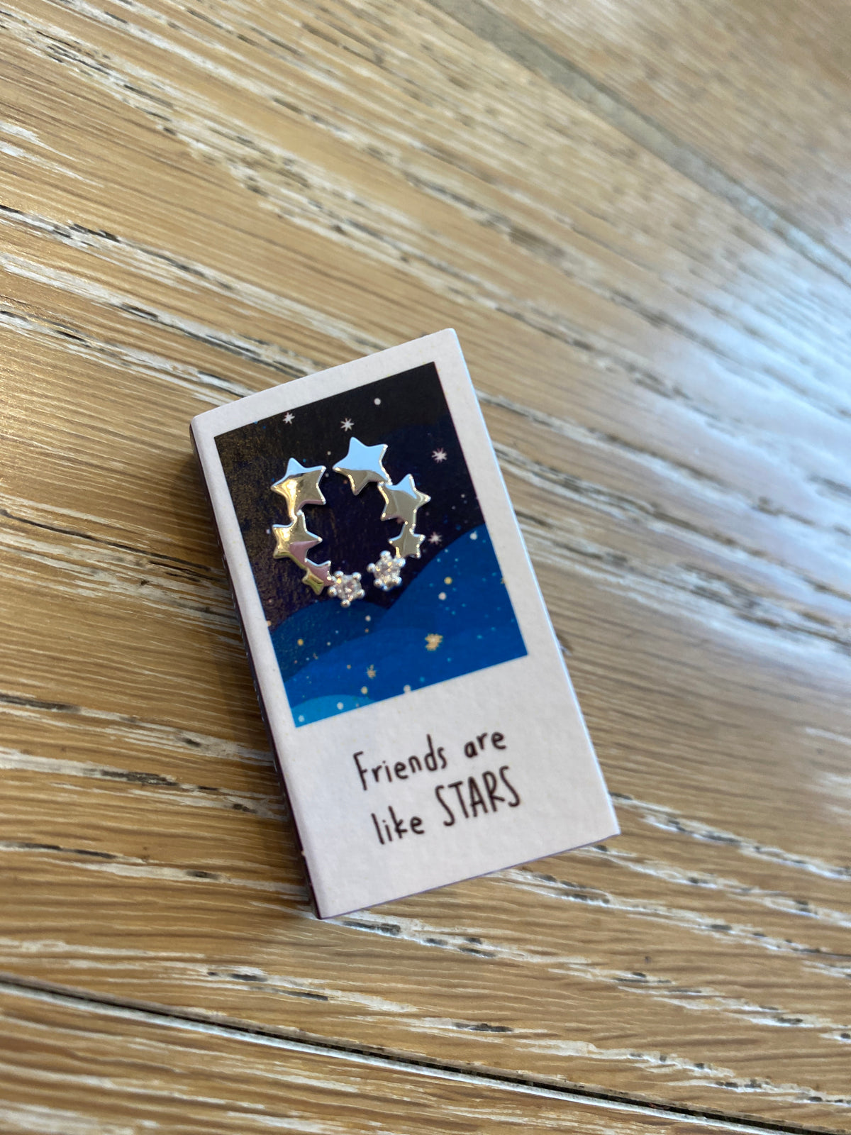 Friends are like stars Stud Earrings