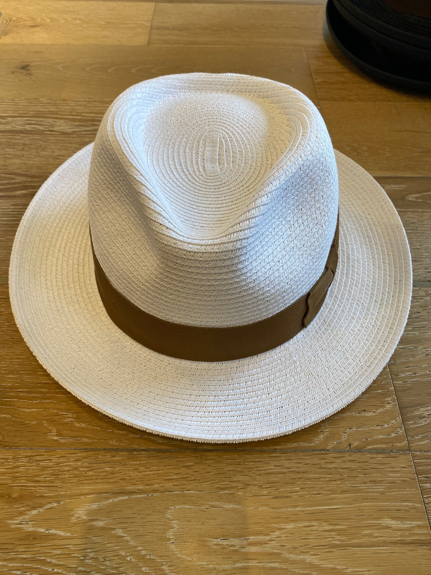 Milan Braid Fedora White