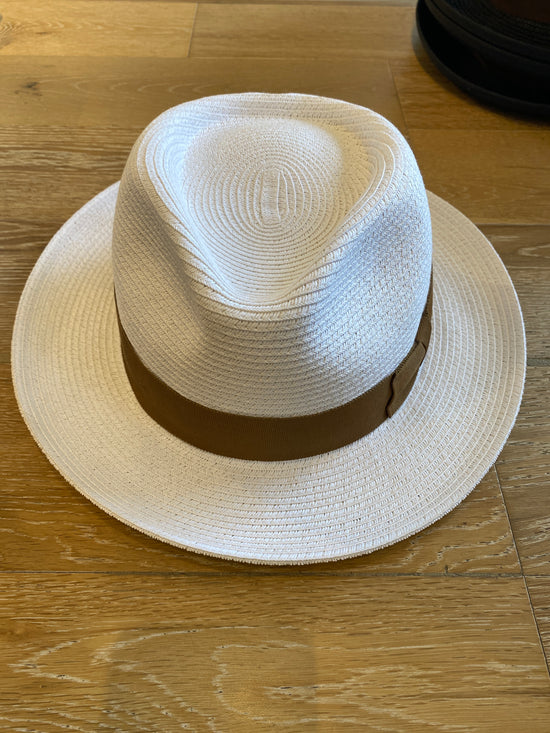 Milan Braid Fedora White