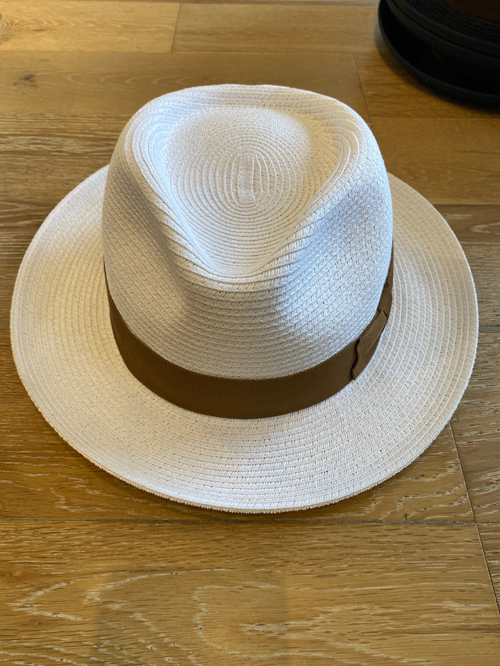 Milan Braid Fedora White