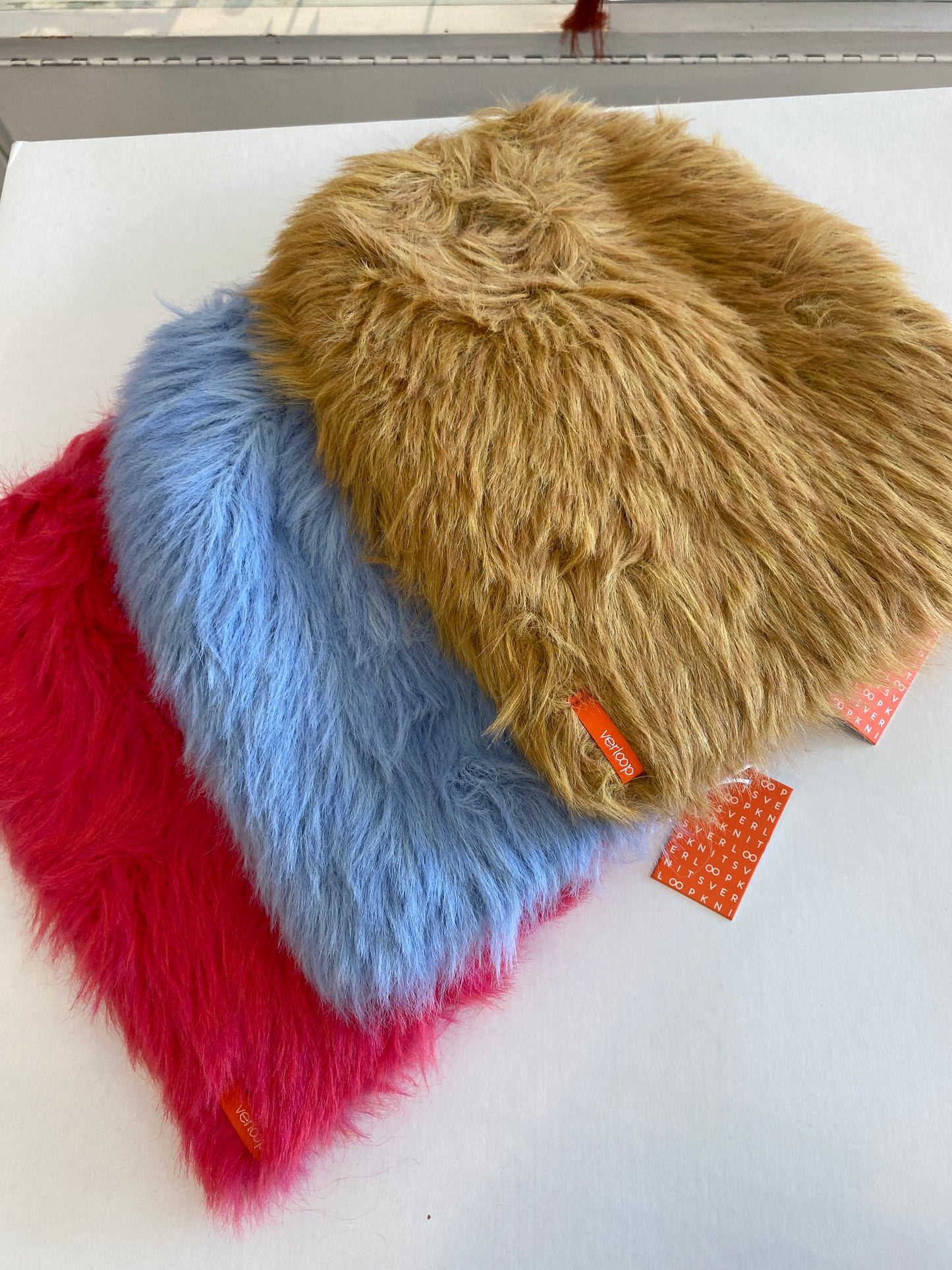 Faux Fur Knit Beanies