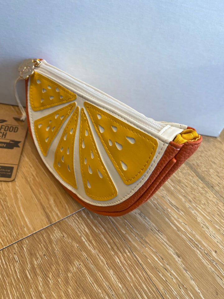 Orange Slice Zipper Pouch Zipper Pouch Key Chain
