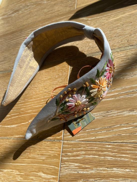 Powder Embroidered Headbands