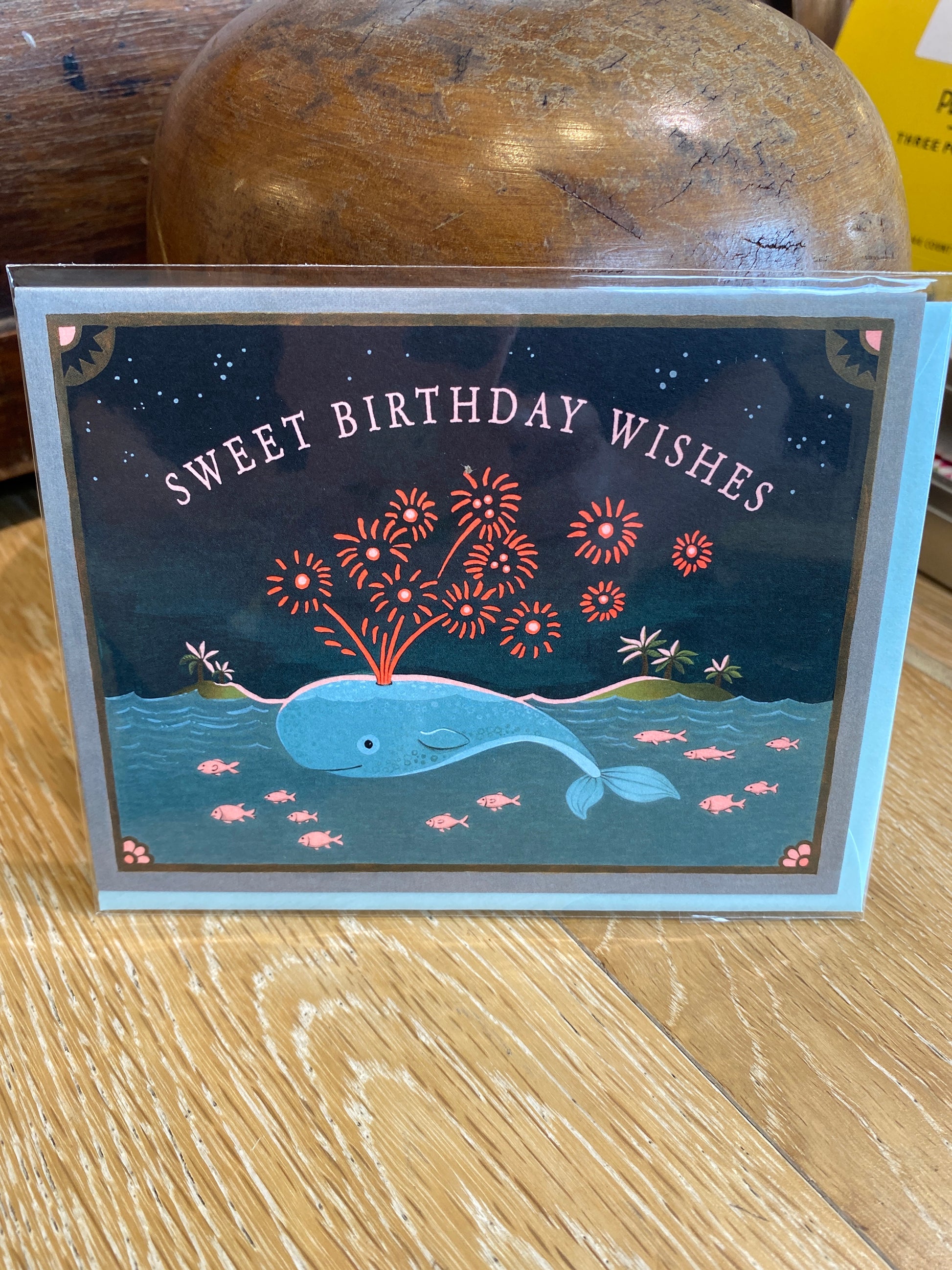 Whale Birthday Greeting Card