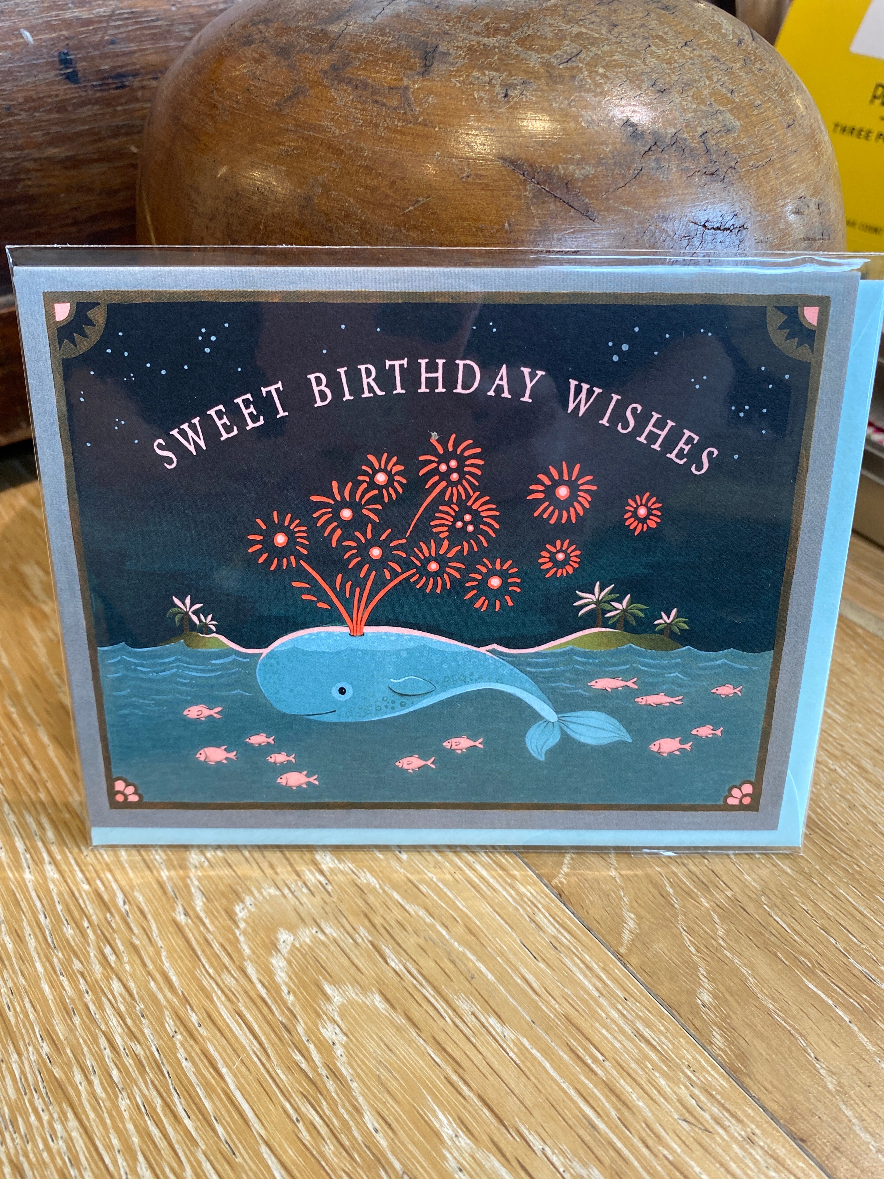 Whale Birthday Greeting Card