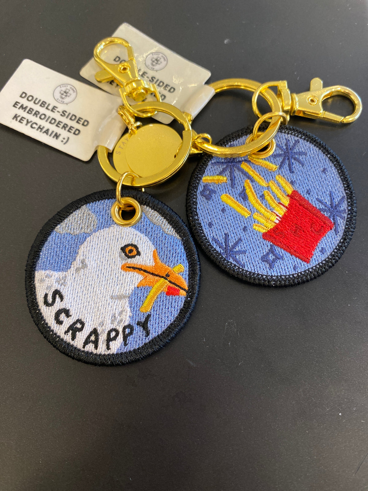Scrappy Seagull Key Chain