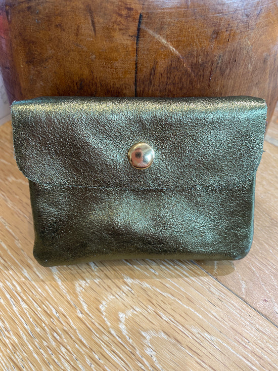 Leather Wallet Persimmon