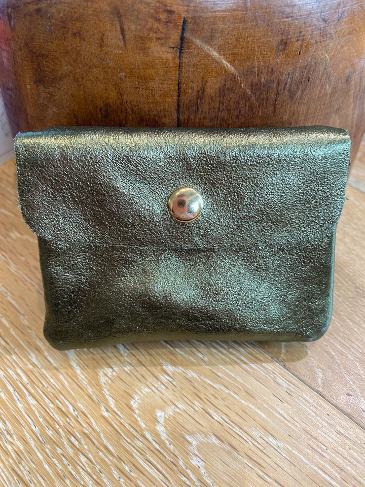Leather Wallet Persimmon