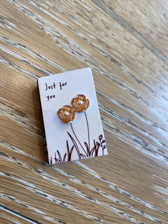 Just For You Poppy Stud Earrings