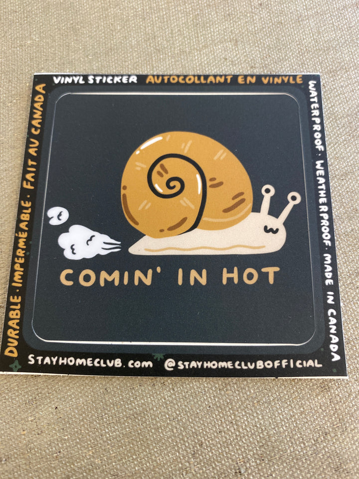 Coming In Hot Stickers