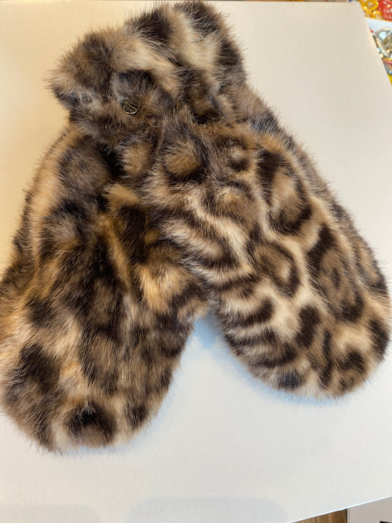 Faux Fur Mittens