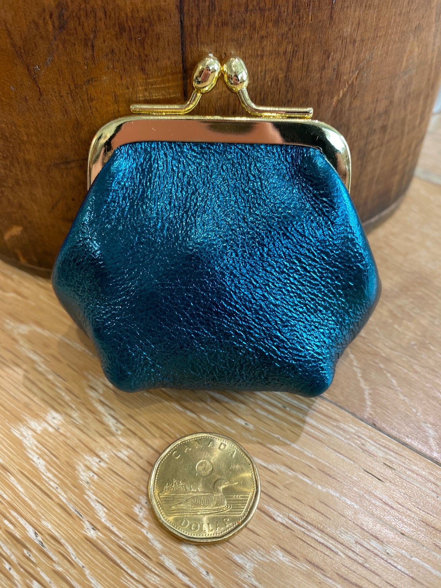 Retro Leather Mini Purse Duck
