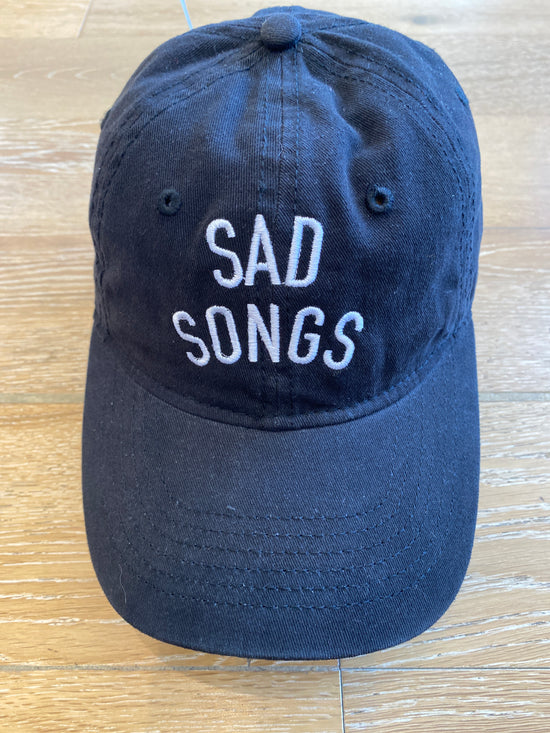 Sad Songs Black Ball Cap