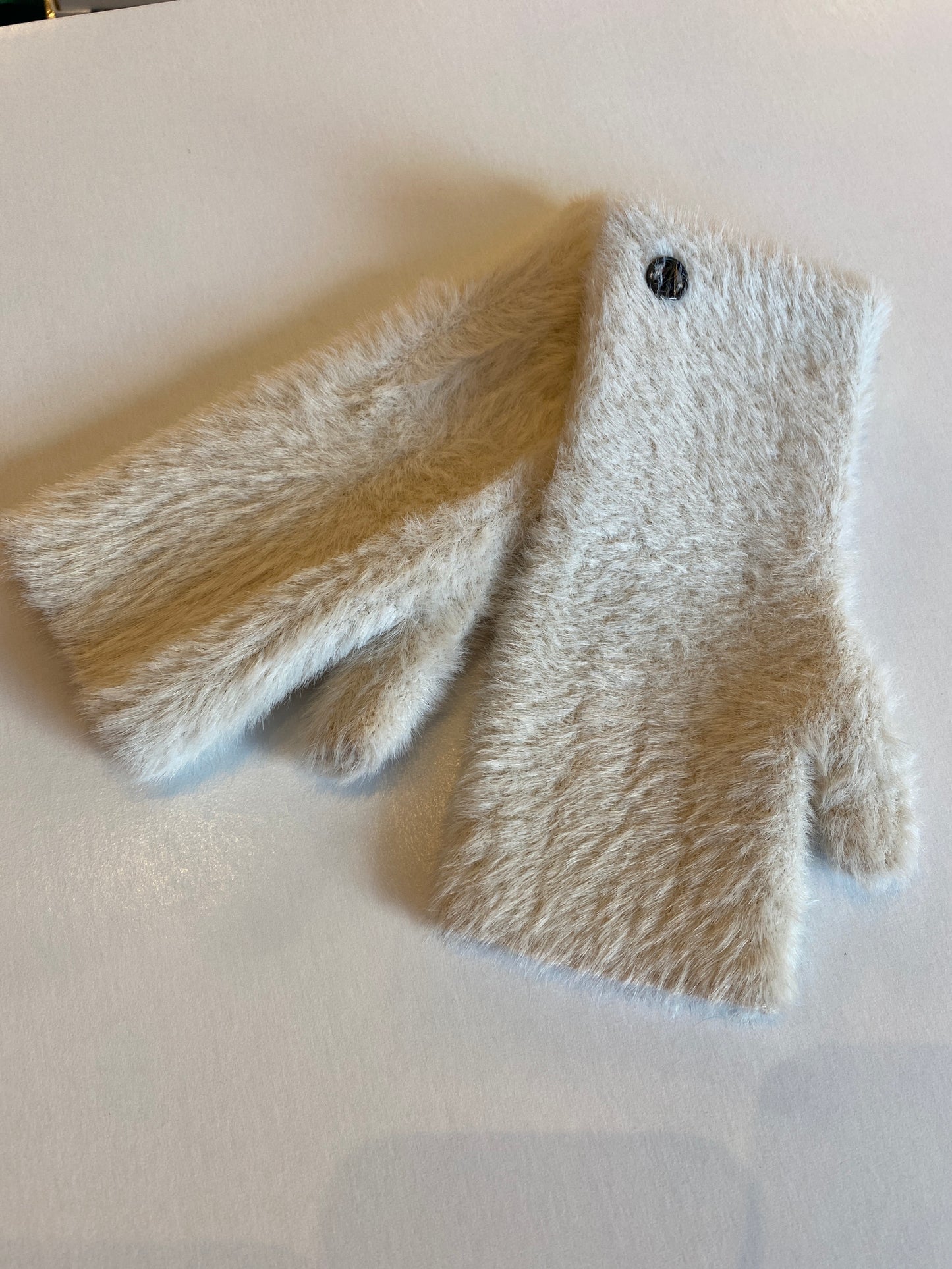 Fuzzy Fingerless Gloves