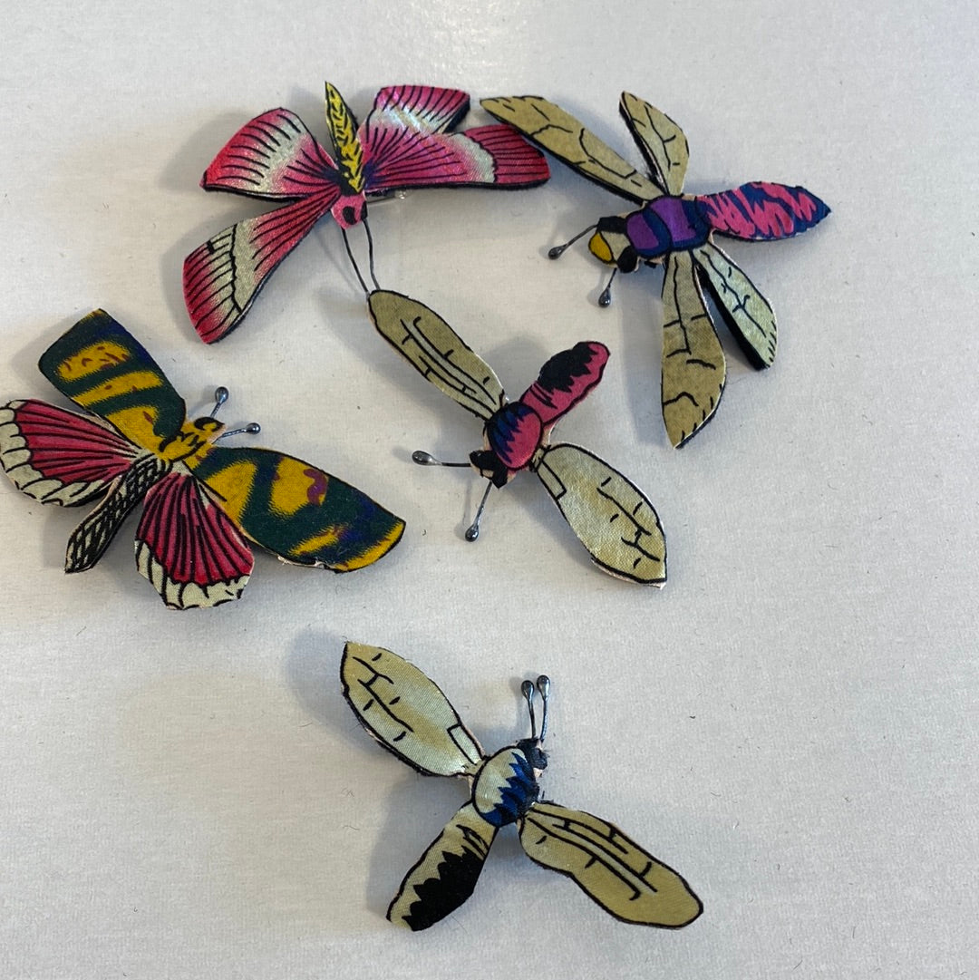 Butterfly, Moths and Flies brooches
