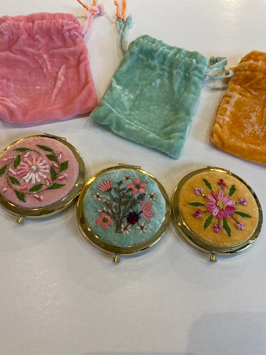 Embroidered Mirror