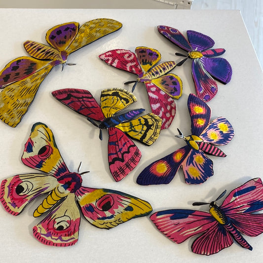 Butterfly, Moths and Flies brooches