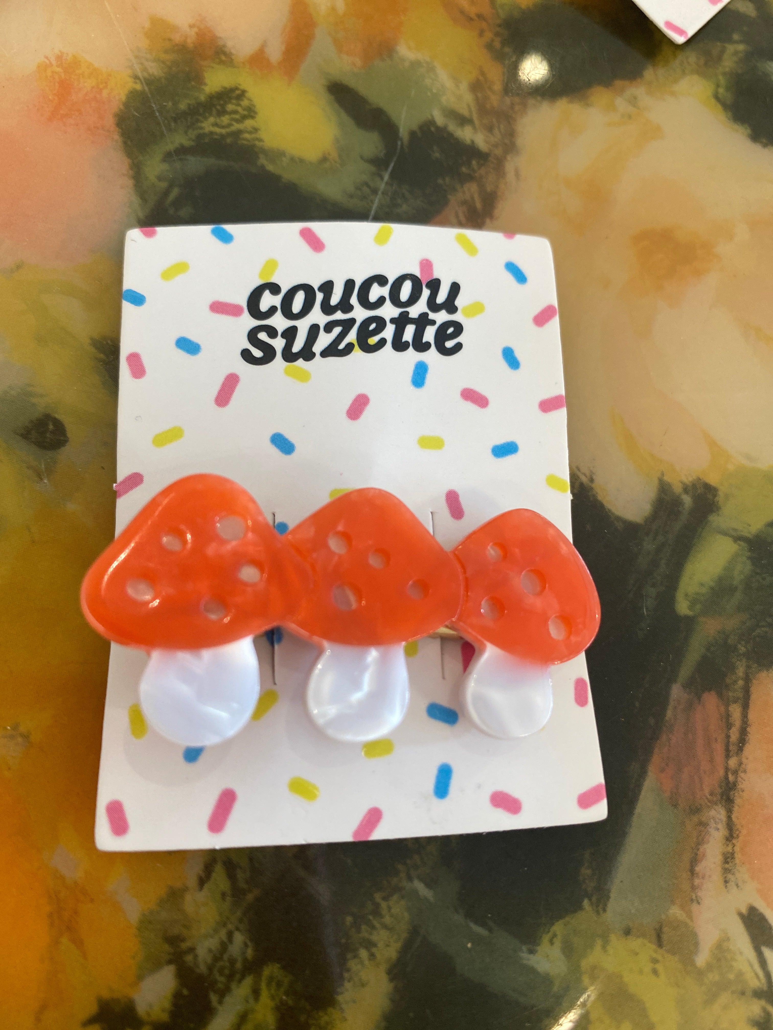 Mushrooms Hair Clip